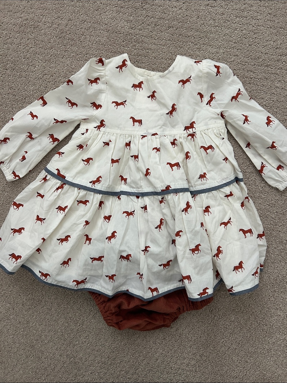 NWT Pink Chicken Tiny Horses dress set